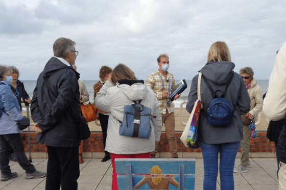 Visite guidée privée de Villers-sur-mer(14)
