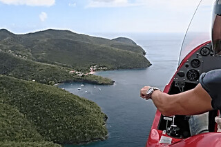 Survol de la Martinique en ULM autogyre depuis le Lamentin - Circuit découverte