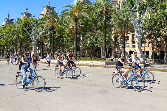 Visite guidée de Barcelone à vélo