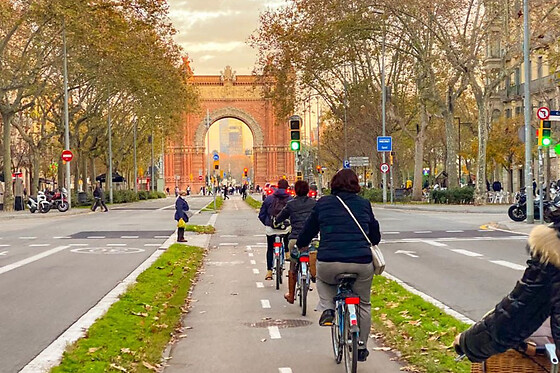 Visite guidée privée de Barcelone à vélo