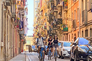 Visite guidée privée de Barcelone à vélo
