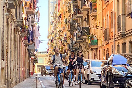 Visite guidée privée de Barcelone à vélo