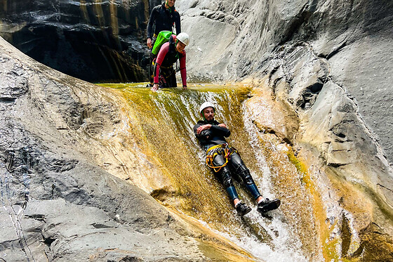 Canyoning dans les Gorges de Bras Rouge à Cilaos (97)