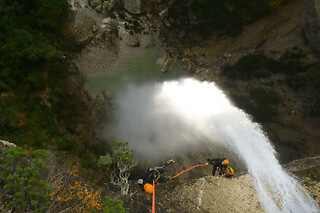 Canyoning  Sportif dans les Gorges de la Haute Borne (07)
