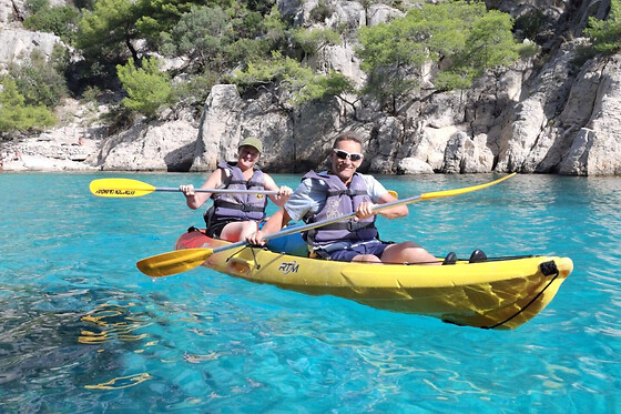 Après-midi kayak dans le Parc National des Calanques