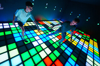 Action Game interactif "Pixel Rush" à Lyon