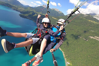 Vol ascendance en parapente au col de la Forclaz (74) - Vol Ascendance