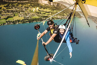 Survol du lac d'Annecy en deltaplane (74) - Ascendance - Après-midi