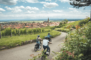 Journée à vélo sur la route des vins d'Alsace depuis Sélestat