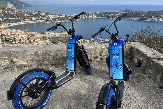 Tour guidé en trottinette électrique depuis Nice