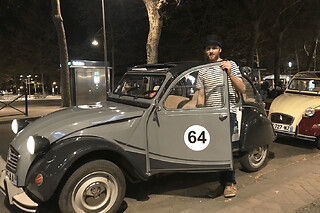 Visite "Bordeaux Éternel by night" en 2CV - Virée 45 minutes