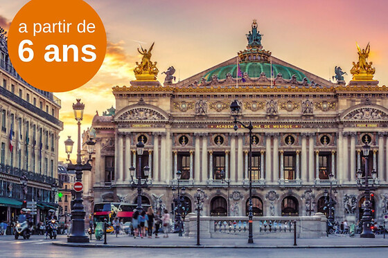 Visite guidée enfants ludique de l'Opéra Garnier - Tarif enfant - de 6 à 11 ans