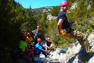 Journée de Via ferrata et rappel en Sierra de Guara