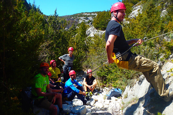 Journée de Via ferrata et rappel en Sierra de Guara