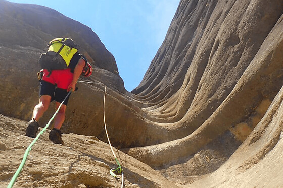 Journée de Via ferrata et rappel en Sierra de Guara