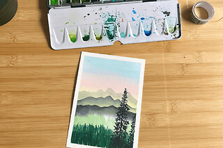 Atelier d'initiation à l'aquarelle à Annecy (74)