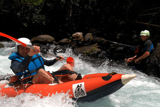 Canöe rafting sur la rivière des Marsouins à St Benoit (974)