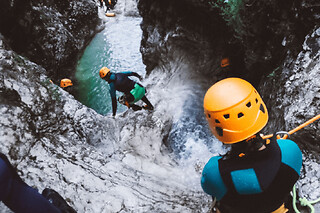 Canyoning sportif en Espagne au cayon de miraval (22)