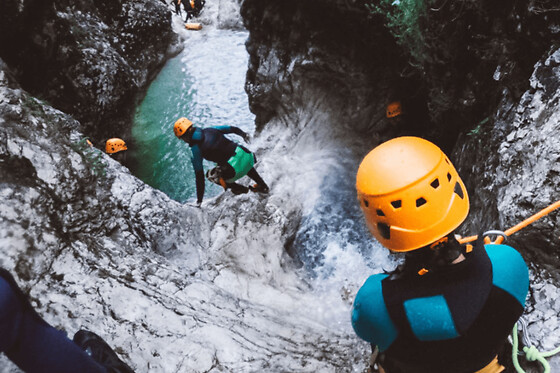Canyoning sportif en Espagne au cayon de miraval (22)