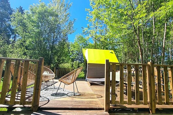 Séjour gourmand pour 2 en cabane aux Rêves d'Ambre à Montagut (64)