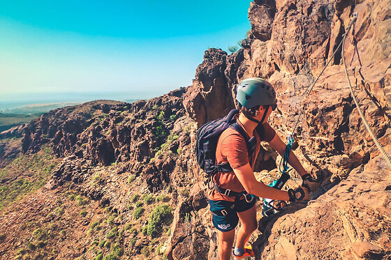Via ferrata au sud de Grande Canarie