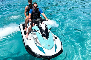 Sortie en jet-ski avec guide jusqu'à Cala Salada, à Ibiza