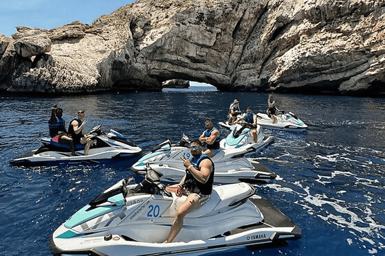 Excursion en jet-ski vers les îles Margarita au départ de San Antonio (Ibiza)