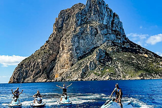 Excursion en jet-ski de San Antonio (Ibiza) à Es Vedrá