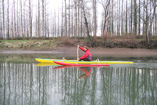 Balade en pirogue hawaïenne et cours de surf pour 2 - Pirogue & Surf - Bayonne (64)
