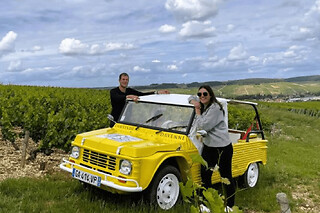 Balade Grands Crus en e-Mehari et dégustation de Chablis (89)