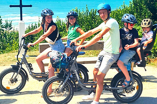 Balade guidée à vélo éléctrique littoral Basque à Biarritz (64)