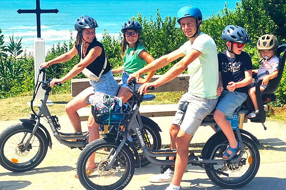 Balade guidée à vélo éléctrique littoral Basque à Biarritz (64)