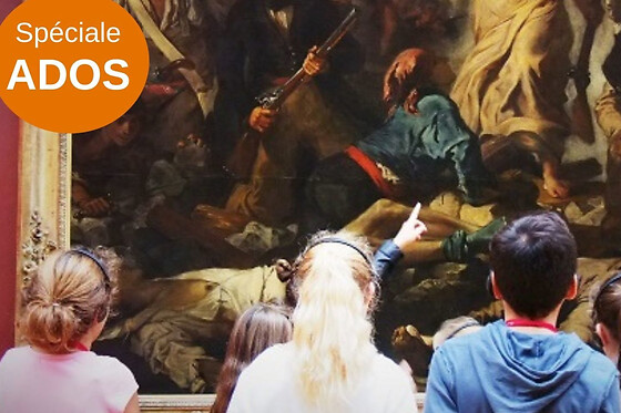 Visite guidée ados au Louvre à Paris