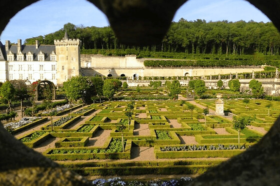 Visite guidée des châteaux d'Azay-le-Rideau et Villandry (37)