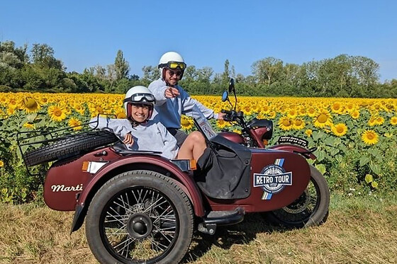 Journée en side-car à la découverte de la région de Tours