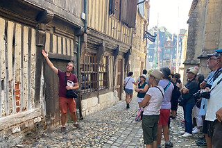 Visite guidée privée de Honfleur (14)