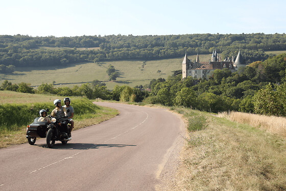 Escapade en side-car 1h dans les Climats de Bourgogne