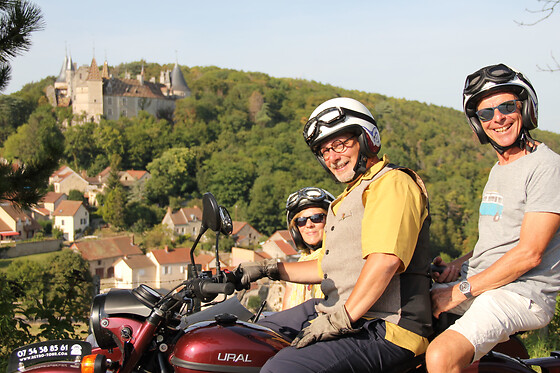 Escapade en side-car 1h dans les Climats de Bourgogne