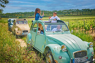 Balade côté Terre en 2CV à Béziers (34)