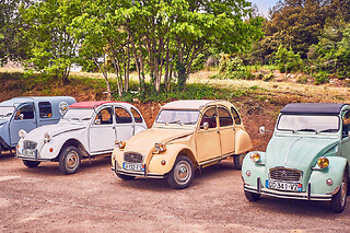 Balade côté Mer en 2CV à Béziers (34)