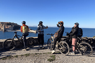 Balade en VTT électrique entre terre et mer à Leucate (66)