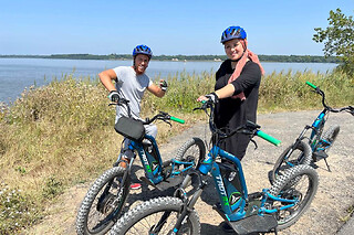 Visite Marais d'Orx en trottinette électrique à Labenne (40)