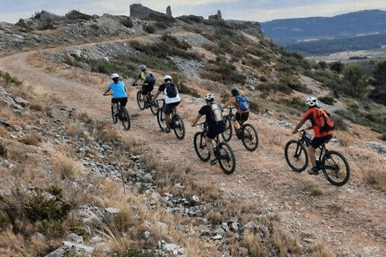 Randonnée à VTT électrique dans Les Corbières à Fabrezan (11)