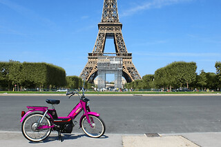 Balade en mobylette guidée de Paris