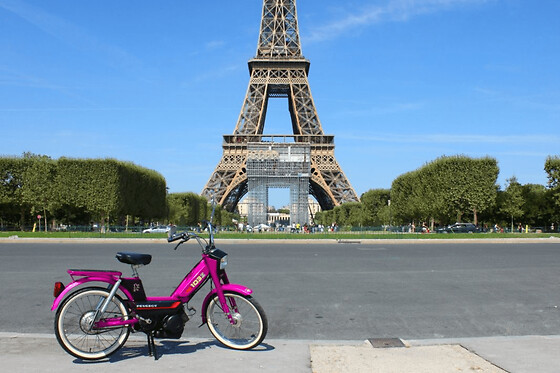 Balade en mobylette guidée de Paris