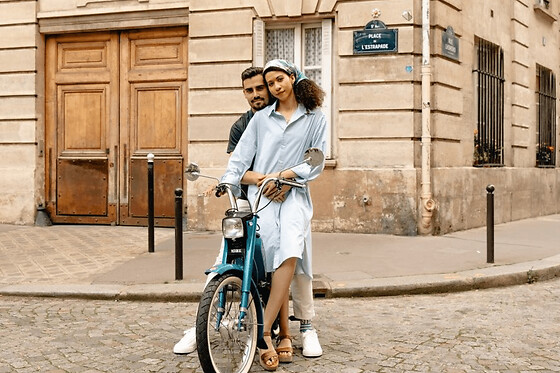 Balade en mobylette guidée de Paris