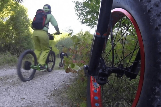 Balade à trottinette tout terrain en bords de Seine (77)