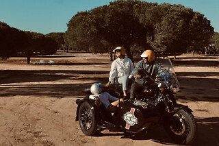 Balade en side-car à Sesimbra au Portugal