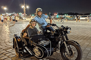 Balade en Side-Car de Nuit à Bordeaux (33)