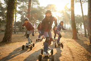 Balade en Skate électrique cross à Labenne (40)